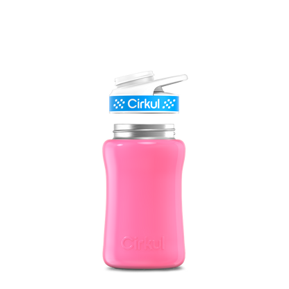 12oz. Stainless Steel Bottle & Comfort Grip Lid