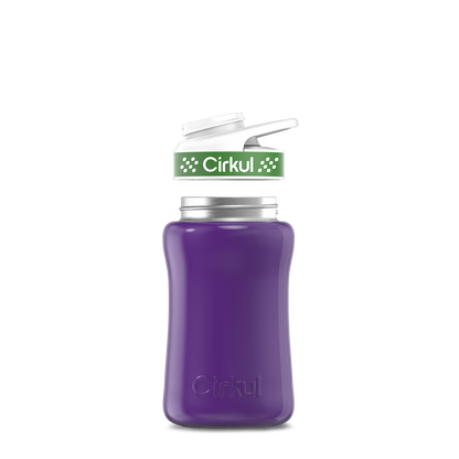 12oz. Stainless Steel Bottle & Comfort Grip Lid