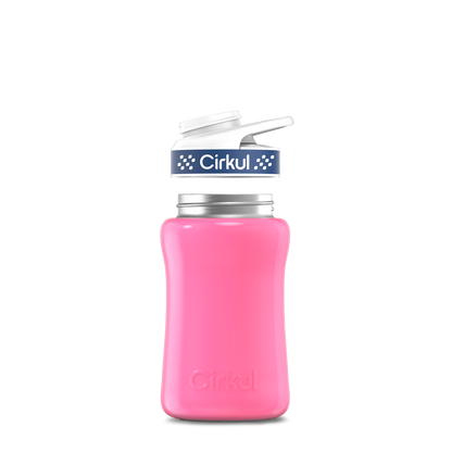 12oz. Stainless Steel Bottle & Comfort Grip Lid