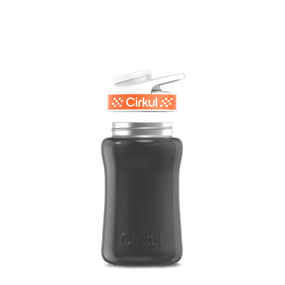 12oz. Stainless Steel Bottle & Comfort Grip Lid