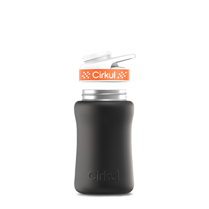 12oz. Stainless Steel Bottle & Comfort Grip Lid