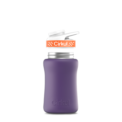 12oz. Stainless Steel Bottle & Comfort Grip Lid