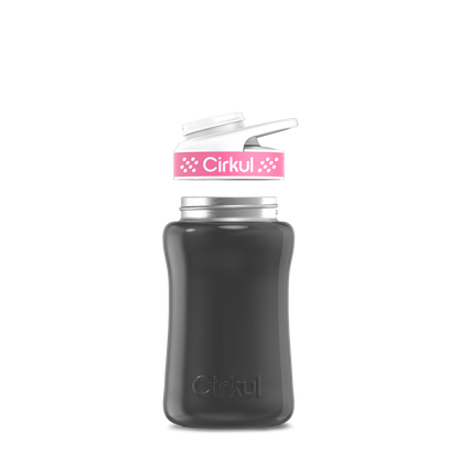 12oz. Stainless Steel Bottle & Comfort Grip Lid