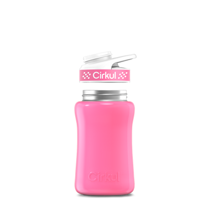 12oz. Stainless Steel Bottle & Comfort Grip Lid