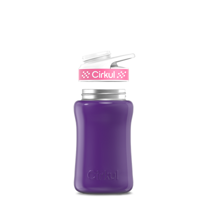 12oz. Stainless Steel Bottle & Comfort Grip Lid