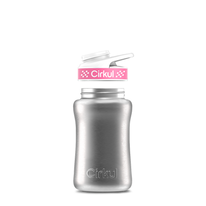 12oz. Stainless Steel Bottle & Comfort Grip Lid