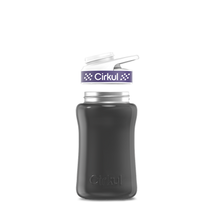 12oz. Stainless Steel Bottle & Comfort Grip Lid