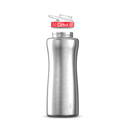 32oz. Stainless Steel Bottle & Comfort Grip Lid
